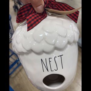 Rae Dunn birdhouse